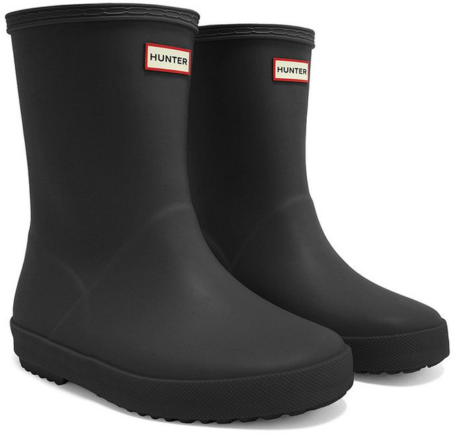헌터 키즈 퍼스트 아동 주니어 레인부츠 장화 장마 블랙 HFRK0032252-BLK