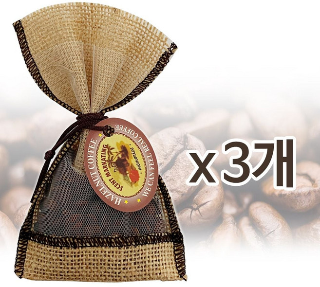 자동차탈취제 방향탈취제 헤즐넛 커피방향제 x(3개) 차량용 화장실 ujd+029xI