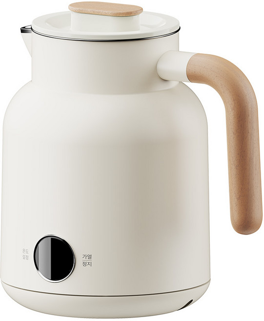 다룸 온도조절 멜로우 보온 전기포트 퓨어 바닐라 1L, (ZT-10DW95)