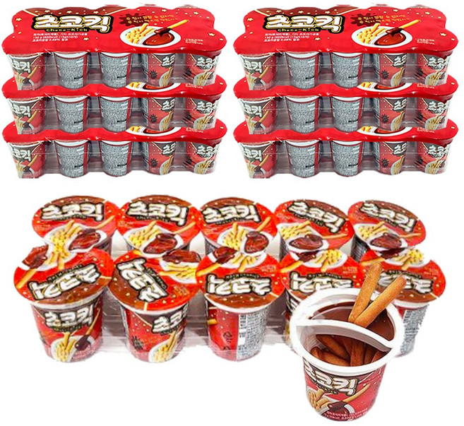 초코킥 찍어먹는 과자 한정행사 70개(15gx70개) 어린이집 유치원 학교 교회 간식 선물, 15g, 70개