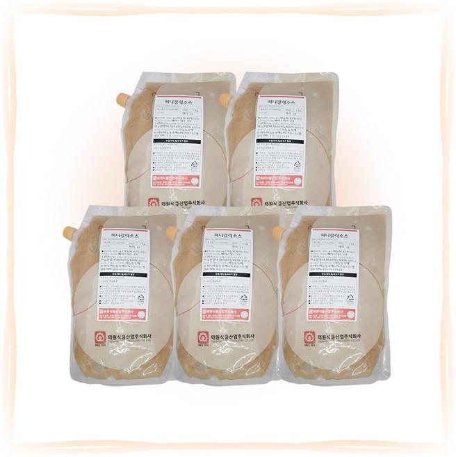 태원 허니갈릭소스 2kg 냉장, 5개