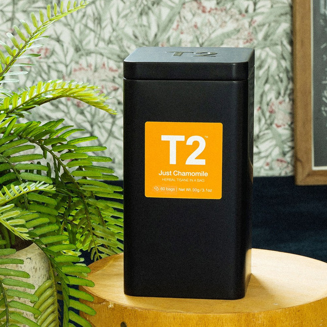T2 캐모마일 60티백 캔, 90g, 1개, 60개입