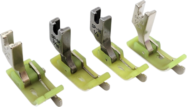 테프론 공업용노루발 본봉 미싱 테프론 조기 노루발 SP-18, (우)CR1/4, 1개