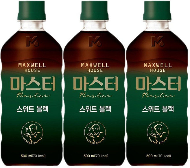 맥스웰하우스 콜롬비아나 마스터 스위트 블랙, 500ml, 10개