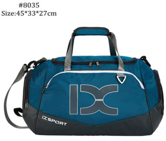 하키가방 아이스하키 피트니스 훈련을 위한 다기능 건식 습식 분리 야외 스포츠 체육관, CN, 8035 블루