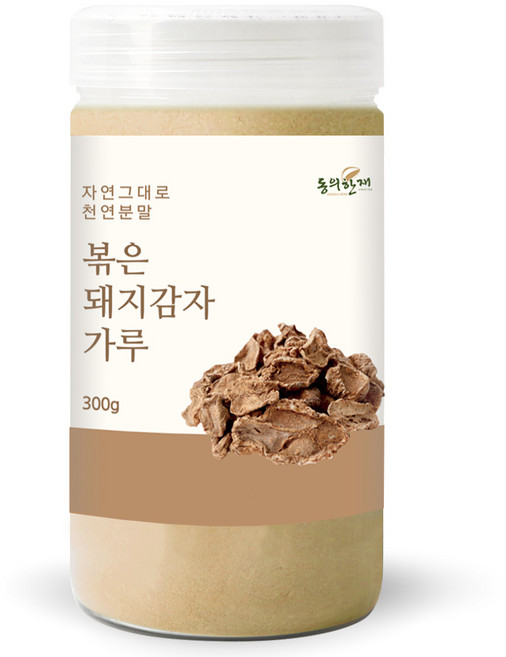 동의한재 100% 국산 볶은 돼지감자 가루 분말, 300g, 1개