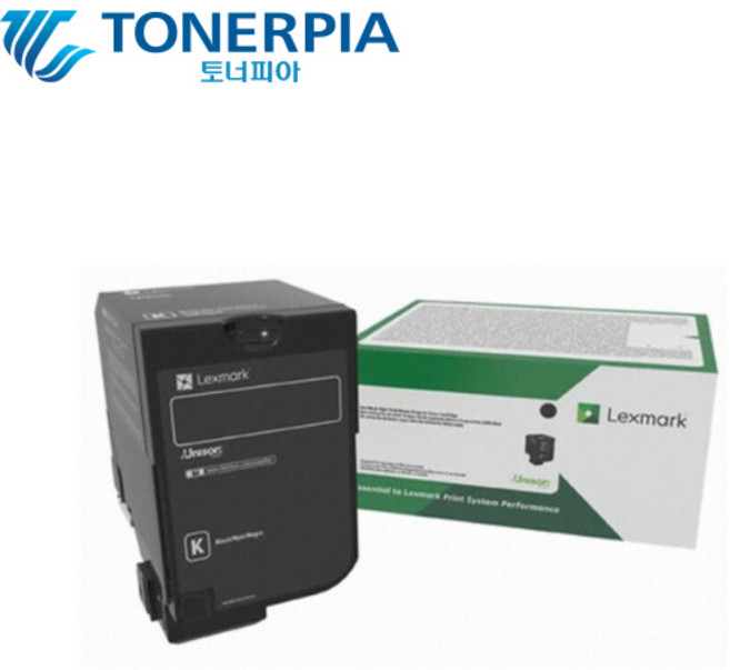 렉스마크 정품 78C3XK0 78C3XC0 78C3XM0 78C3XY0 CS421dn, 1개, 검정 78C3XK0