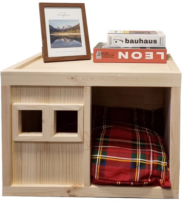 이너피스 원목 강아지집 애견하우스 반려견집 B