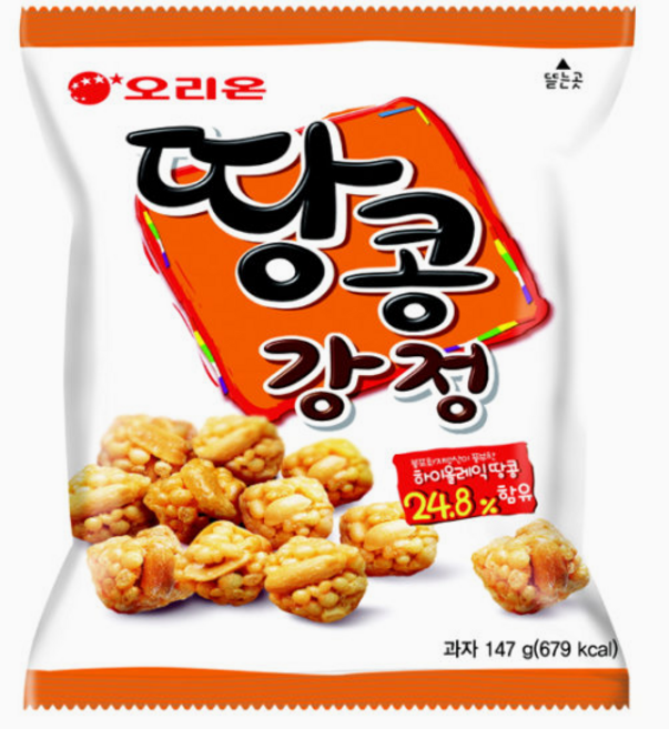 오리온 땅콩강정, 147g, 8개