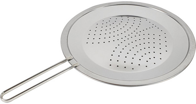 키친아트 스텐 후라이팬덮개 냄비뚜껑 멀티덮개 기름방지망 (30cm/32cm), 1개