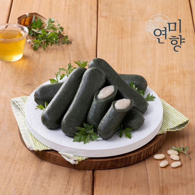 연미향 쑥앙금가래떡 18개입 100% 국산멥쌀 냉동보관 자연해동 굳지 않는 떡 식사대용 간편포장 부모님간식 선물용, 1개, 1.44kg
