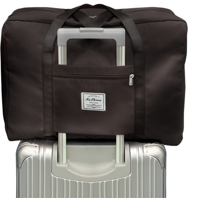 몽땅겟 접이식 여행용 보스턴백 캐리어 결합 보조가방