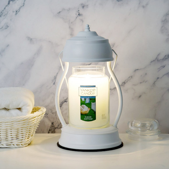 양키캔들 라지자 623g 캔들워머 로메안 선물세트, 블랙, 세이지앤시트러스