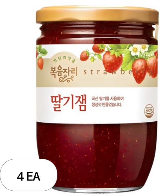 복음자리 딸기잼, 640g, 4개