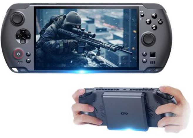 GPD WIN 5 AMD 395 고성능 UMPC 7인치 고주사율 윈도우 게임기, 패키지 3, G. MAX+395 64GB+2TB 블랙