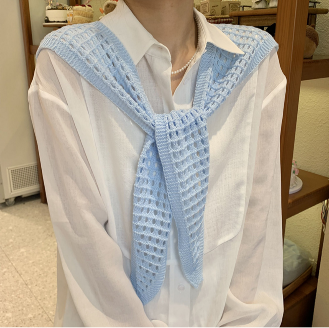 디엘리 어부바 니트 여름 숄