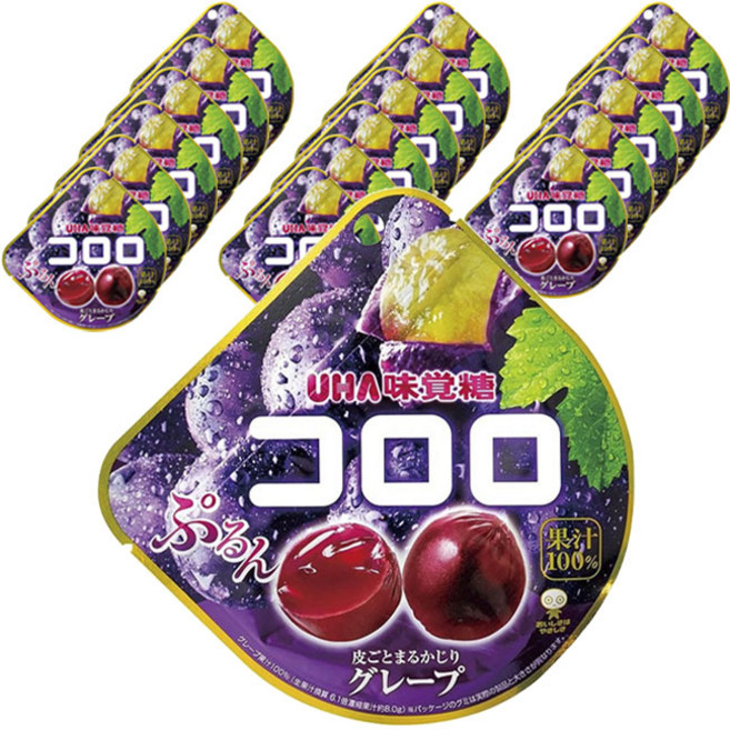 유하미카쿠토 코로로 포도, 18개