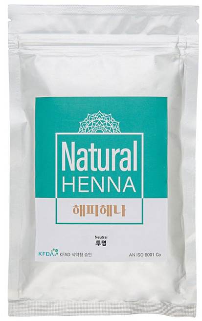 해피헤나 100g 헤나염색약 헤나가루 천연헤나염색, 02.투명(카시아), 1개