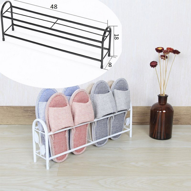 LEOQ 거실 슬리퍼 걸이 정리대 거실화 실내화 거치대, 오프화이트, 1개