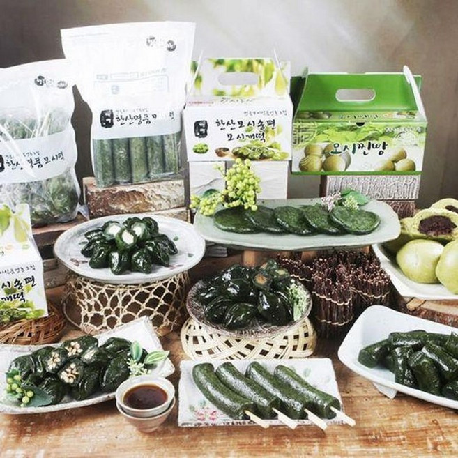 충남서천 모시떡 모시송편 모시개떡 모시가래떡 모시찐빵, 1개, 1.2kg