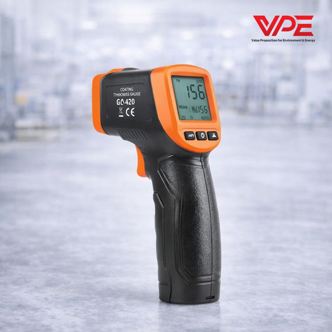 YOWEXA EC-420-K 건타입 도막두께측정기 페인트코팅도금측정, 1개
