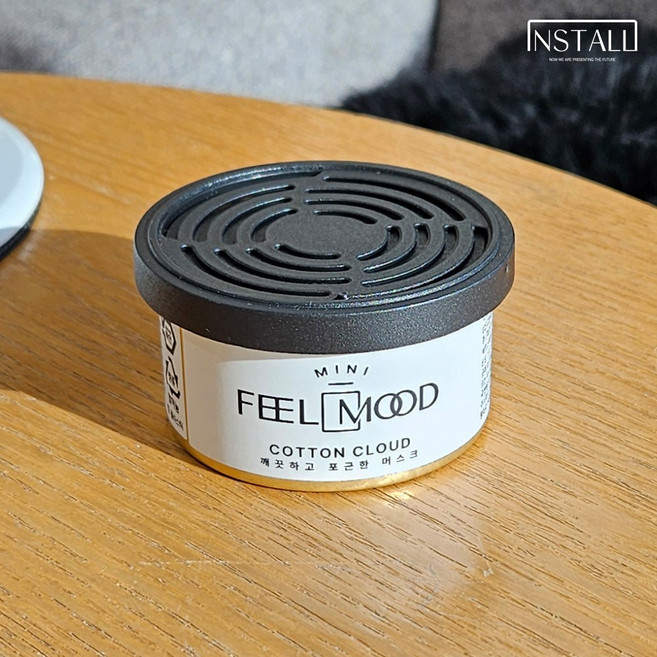 필무드 프리미엄 차량용 퍼퓸 캔 디퓨저 미니캔 30g, 1개, 코튼 클라우드