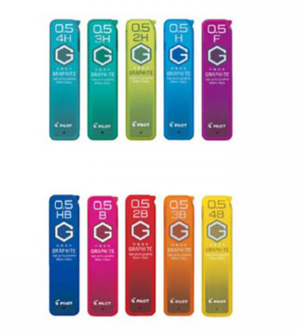 파이롯트 네옥스 그라파이트 샤프심 0.5 mm, 0.5 3B