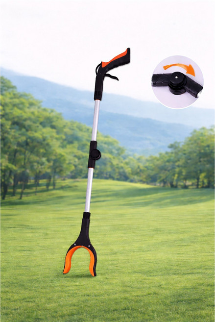 에어라벨 초강력 접이식 다용도집게 청소 신발 쓰레기 플로깅, 1개, 오렌지