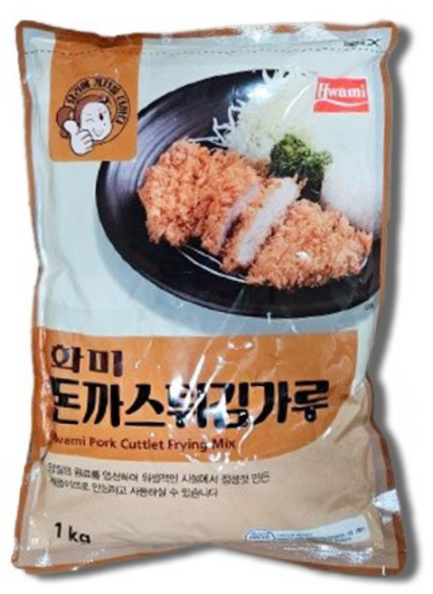 화미 돈까스 튀김가루 베타믹스, 1kg, 5개