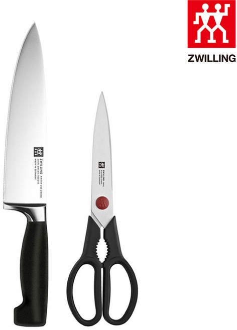 헹켈 4스타 식도 + 가위 세트 HK31071-41374, 1세트, 2종