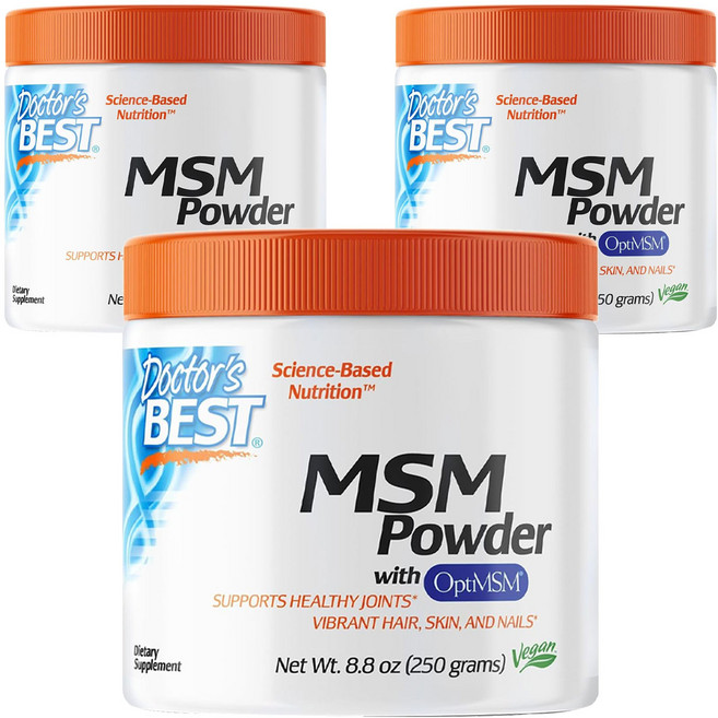 닥터스베스트 MSM 파우더, 3개, 250g