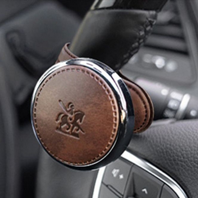 오토반 자동차 파워핸들 핸들봉 운전대 손잡이 파워봉, 다크브라운, 본상품선택