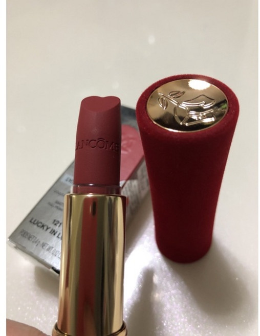 蘭蔻 L'Absolu Rouge 絕對完美唇膏 絲絨小蠻腰 唇彩 禮盒組 情人節限量款 多色選, 情人節紅絲絨 限量#121現貨, 1個