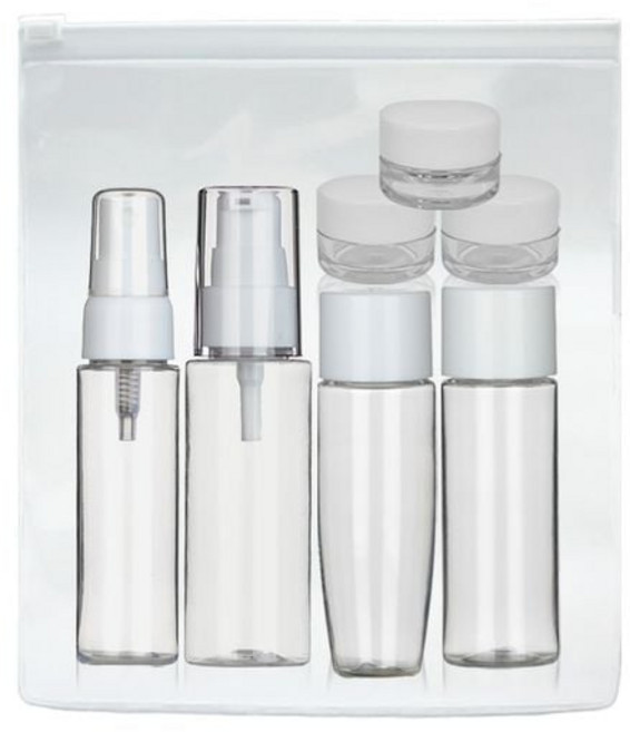 여행용 화장품 공병 소분 용기 hib*244Yt, 검정공병세트