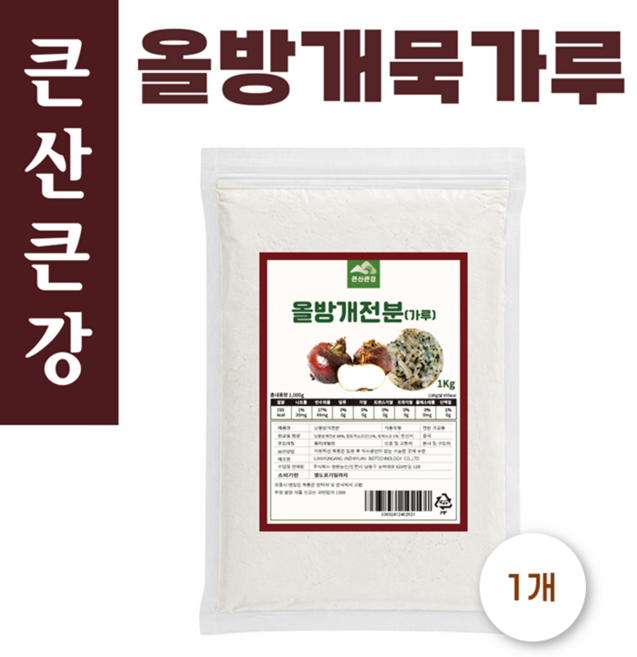 큰산큰강 올방개 묵가루, 1개, 1kg