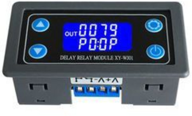 斷電延時時間繼電器 觸發延時通電循環定時開關模塊 12v220v, 1個, 斷電延時時間繼電器 觸發延時通電循環定時