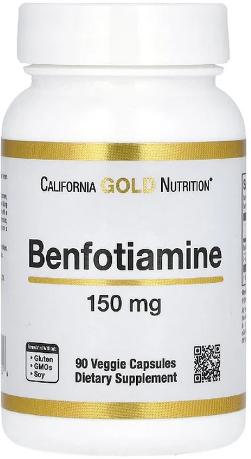 캘리포니아골드 뉴트리션 Benfotiamine 벤포티아민 실리카 150mg 30정 90정 - 쿠팡