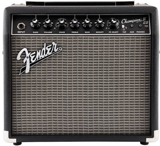 Fender Champion 25 電吉他音箱, 黑色+贈導線, 1個