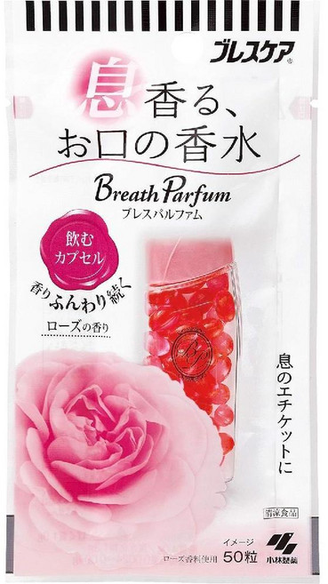 일본 브레스 케어 퍼퓸 캡슐 타입 로즈 50정 50매(1매), 1개