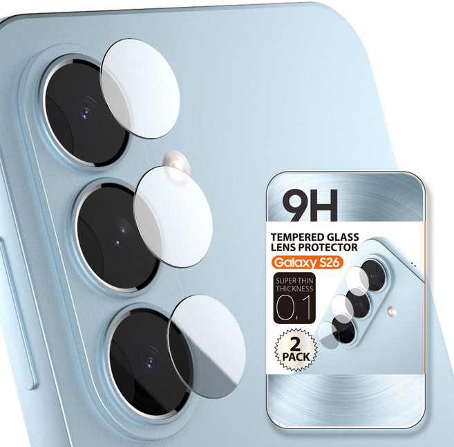 어반스티치 카메라 렌즈용 강화유리 보호필름, 2세트