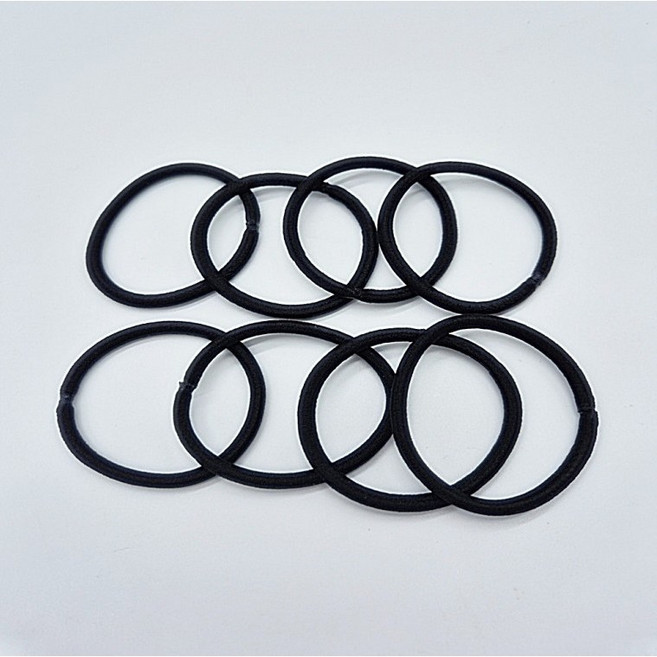 플래그잇 4mm 고탄력 무매듭 머리끈 100개 세트