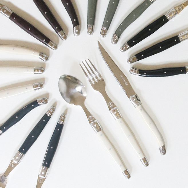 스페인 정품 까르투하 라귀올 양식기 세트 5컬러, 1세트, 디너세트 3종, 우드