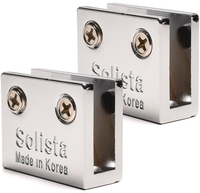 샤워부스 사각유리 브라켓 2개