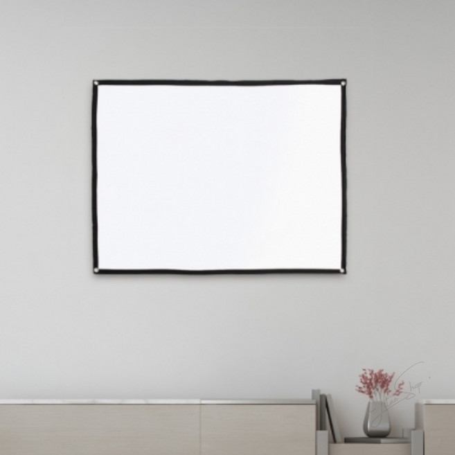 라움샵 이동형 스크린 120x90cm 미니빔프로젝터스크린