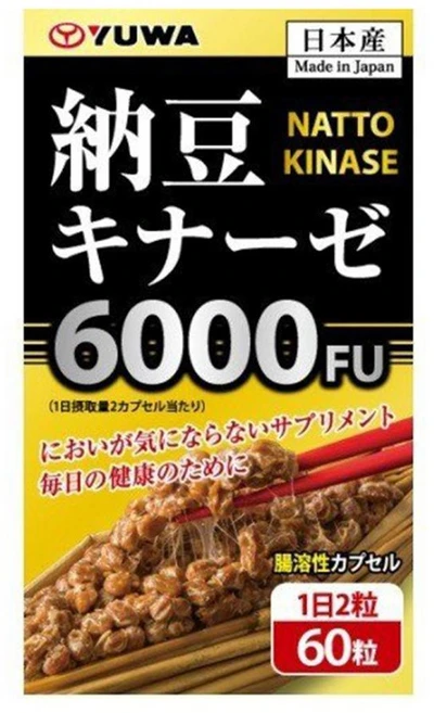 낫토 키나제 60 캡슐, 1개, 60정 - 쿠팡