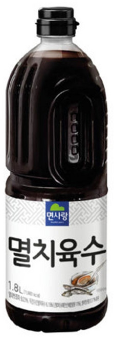 멸치육수1.8L/면사랑-3개, 1.8L, 3개