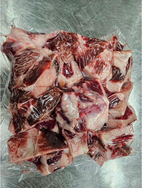 [4k]한우고기붙은 뼈 찜용(2k/2팩냉동)총4k, 한우 뼈 찜용, 4k, 1개