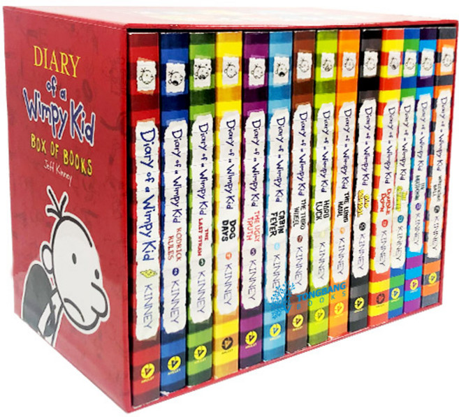 영문 영어 유아 도서 Diary of a Wimpy Kid Box 114 Books Paperback 미국판 음원없음 1922207, 영문 영어 유아 도서 Diary of a Wimpy K