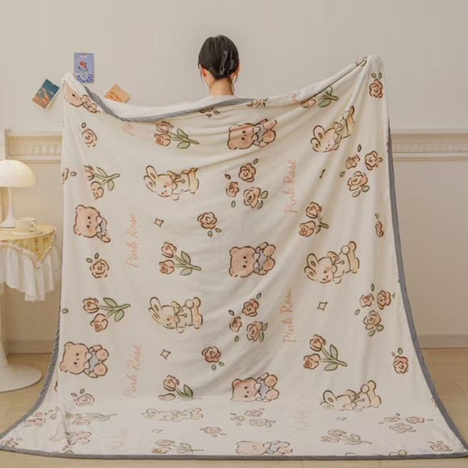 YYT 포근나래 러블리 담요 카피바라 담요 사계절 담요 얇은 점심 담요