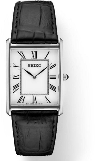 세이코 SWR049 남자남성 세르띠에 명품 가죽아날로그패션 레트로빈티지 아날로그 쿼츠 손목 시계